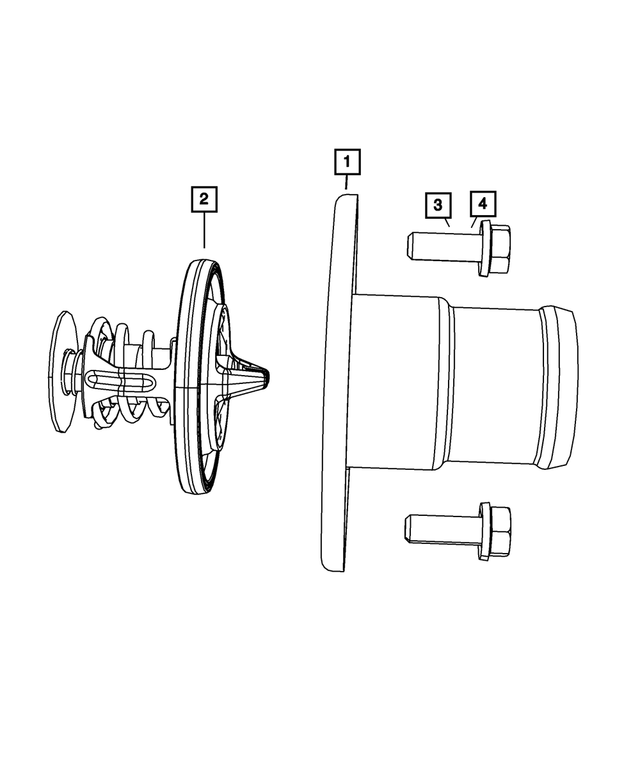 6101982 - Cooling: Hex Head Screw And Washer for Mopar Image