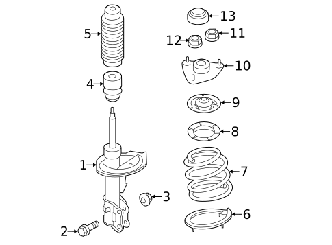 Struts & Components for 2014 Hyundai Elantra Coupe #0