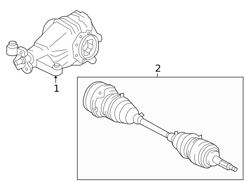Drive Axles for 2009 Lexus IS250 #1