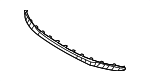 86672XG000BKL - Body: Lower Cover for Kia Image