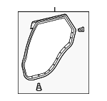 678710E010 - : Door Weather-Strip for Lexus: RX330, RX350 Image