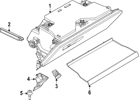 Glove Box for 2025 Mini Countryman #0