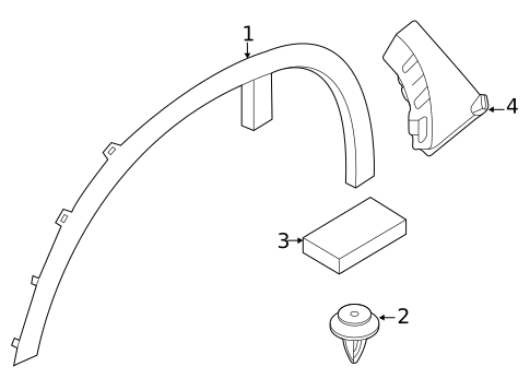 Exterior Trim - Fender for 2024 BMW X6 #0