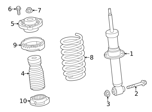 Struts & Components for 2016 BMW X4 #1