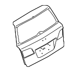 GM9F62020D - Body: Lift Gate for Mazda: 6 Image