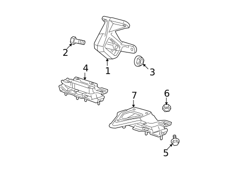 Engine & Trans Mounting for 2007 Dodge Dakota #0