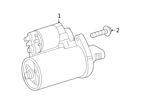 Starter for 2009 Mercedes-Benz G550 #1
