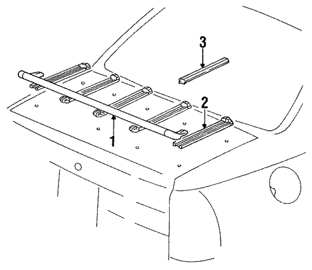 E83Z5455138A - Body: Support for Mercury: Topaz Image