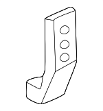 HJE6569AA - Body: Bumper Cover Support for Jaguar Image