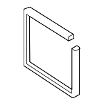 5Q0820061B - HVAC: Evaporator Core Gasket for Audi Image