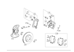 204421268164 - Brake System: Brake Caliper for Mercedes-Benz: C300 Image