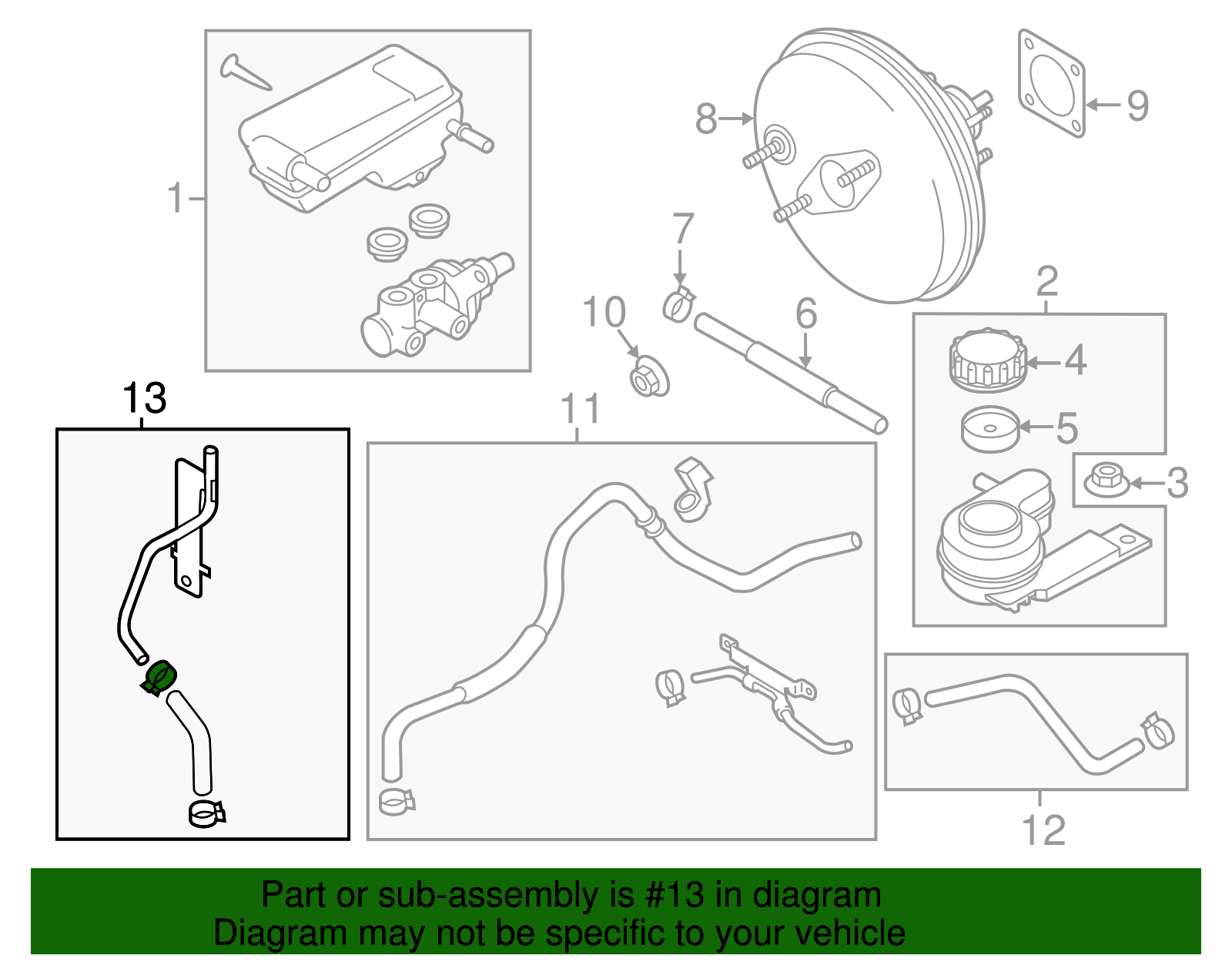 da-2masa　0710 DF71-43-490E - Vacuum Hose - 2011-2014 Mazda 2 | Mazda Parts