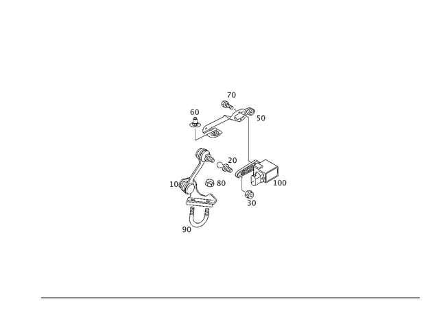 5608 - Front Axle: Screw for Mercedes-Benz Image image