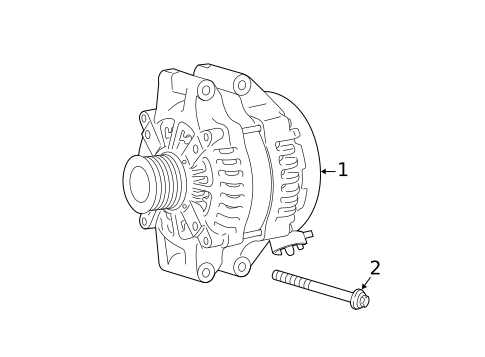 Alternator for 2013 BMW X5 #0