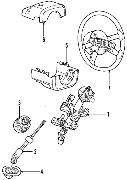 Steering Column for 2006 Chrysler PT Cruiser #0