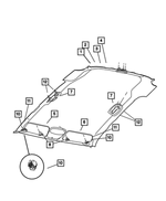 1KS61DW1AA - Interior Trim: Headliner for Mopar Image