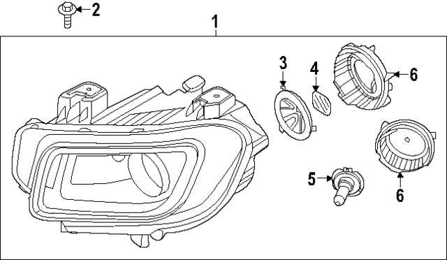 92101K2200 - : Composite Assembly for Hyundai Image