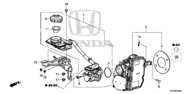 Electric Brake Booster (KA) (KC) (1) for 2019 Honda CR-V #0
