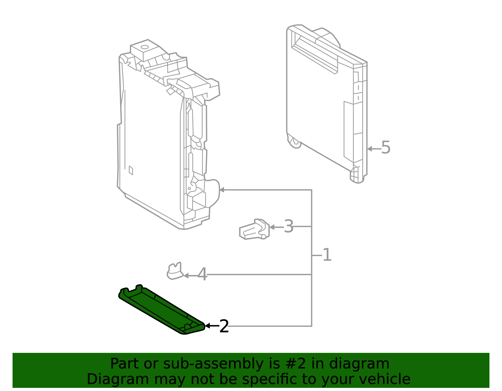 82672-12660 - Junction Block Cover 2023-2024 Toyota Corolla