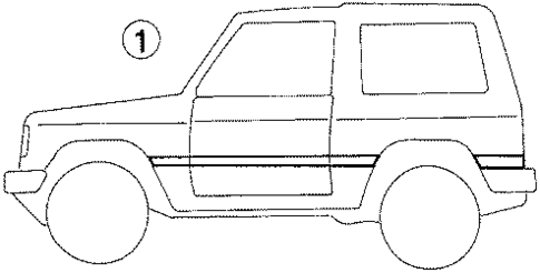 Stripe Tape for 1989 Dodge Raider #0
