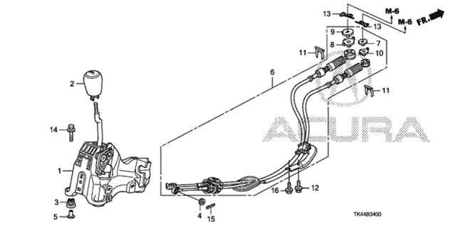 Shift Lever for 2010 Acura TL #0