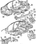 68088450AA - : - GROMMET 68088450AA for Chrysler: 300, Town &amp; Country | Dodge: Challenger, Charger, Grand Caravan | Ram: 2500, C/V Image