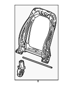 13598735 - Body: Seat Back Frame for Cadillac: ATS, CTS, Escalade, Escalade ESV | Chevrolet: Silverado 1500, SS, Suburban, Tahoe | GMC: Sierra 1500, Yukon, Yukon XL Image