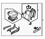 870501W300 - Body: Seat Assembly for Infiniti Image