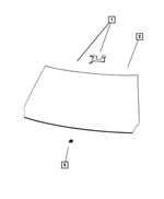 68371467AC - Glass: Windshield for Mopar Image