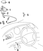 8827614110 - : Cable Clip for Toyota: Supra Image