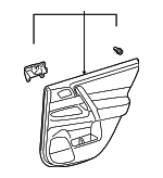 6763048530B3 - : 2008-2010 Toyota Highlander - Door Trim Panel for Toyota: Highlander Image