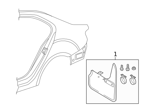 Exterior Trim - Quarter Panel for 2015 Volkswagen Jetta #0