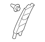 84161SNAA01ZA - Body: Upper Center Pillar Trim for Honda: Civic Image