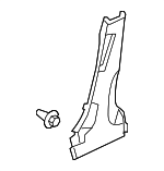 84121SNAA01ZB - : 2006-2009 Honda Civic - Garnish Assembly R Center Pillar (Lower) *YR327L* (Pearl Ivory) for Honda: Civic Image