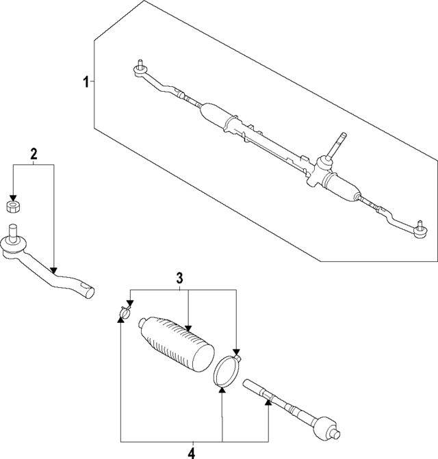 480104BA0B - : Rack And Pinion Assembly for Nissan Image
