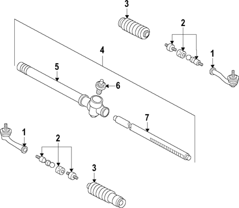 Steering Gear & Linkage for 1984 Nissan 200SX #1