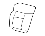 7L3Z1664416CA - Body: Seat Back Cover for Ford: F-150 Image