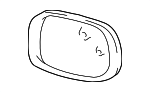 879313A160 - Body: Mirror Glass for Lexus: ES300, ES330, GS300, GS400, GS430 Image