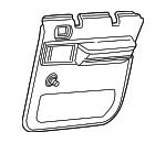 15202235 - Body: Door Trim Panel for Cadillac: Escalade ESV | Chevrolet: Suburban 1500, Suburban 2500 | GMC: Yukon XL 1500, Yukon XL 2500 Image