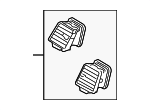 8A5Z19893AE - Body: Vent Louver for Lincoln: MKS Image
