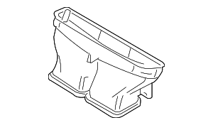 8A5Z18C433A - : 2009-2019 Ford Heater Duct for Ford: Police Interceptor Sedan, Special Service Police Sedan, Taurus | Lincoln: MKS Image