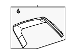 AE9Z7442410AA - Body: Upper Gate Trim for Lincoln: MKT Image