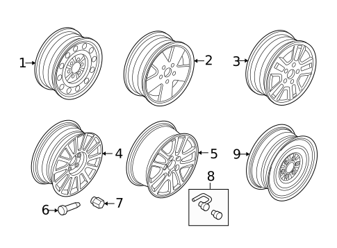 Wheel for 2008 Mercury Milan #0