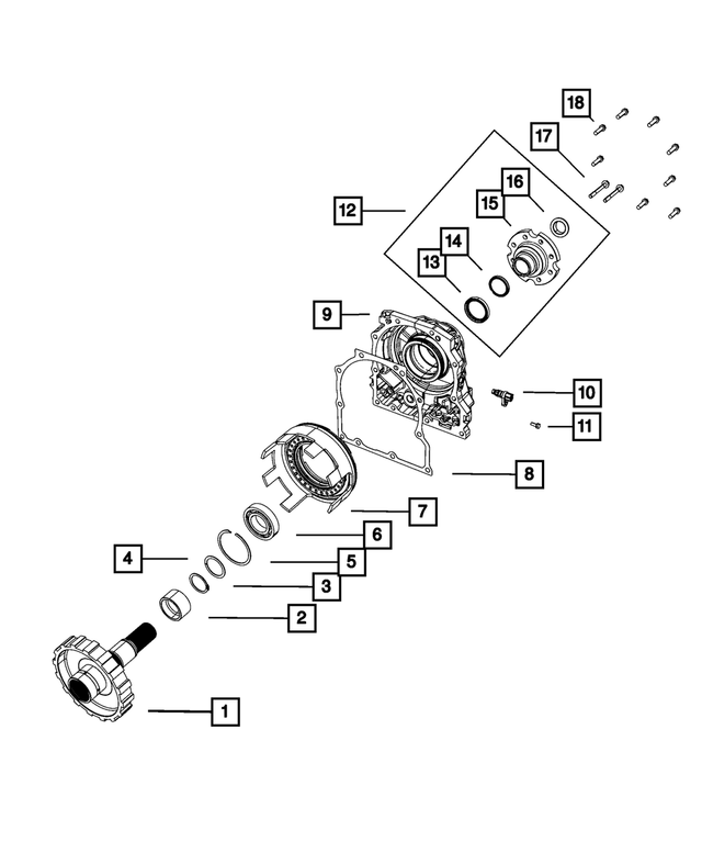 68025950AA - AS68RC; 6-Speed; Automatic Transmission: Spacer for Mopar Image image