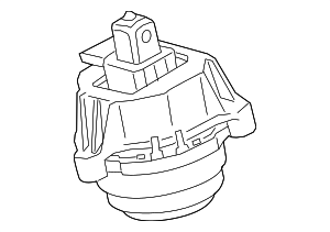 22116860471 - Engine: Motor Mount for BMW: 530i, 540i, 540i xDrive, 640i xDrive Gran Turismo, 740i, 740i xDrive, 840i, 840i xDrive, 840i xDrive Gran Coupe, M240i xDrive, M340i xDrive, M440i xDrive, M440i xDrive Gran Coupe, X3, X4, X5, X6, X7 Image