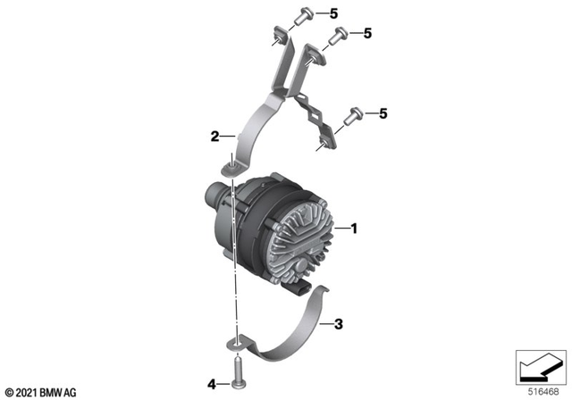 11519455029 - Cooling: Coolant Pump, Electric -  for BMW-Motorrad Image