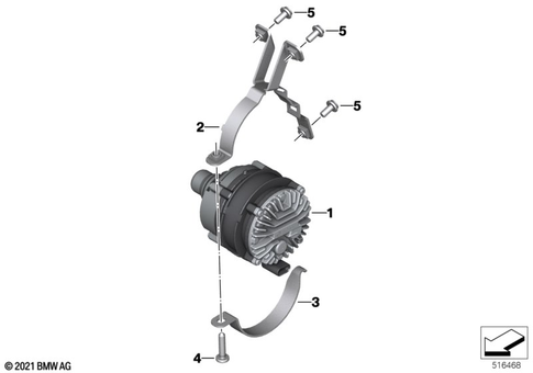 Electric Coolant Pump for 2022 BMW-Motorrad CE #0