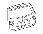 670050C101 - Body: Lift Gate for Toyota: Sequoia Image