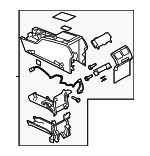 CD8464420F02 - : Rear Console for Mazda: 5 Image