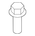 997860616 - Body: Rear Bracket Screw for Mazda: 5, 6, MPV Image